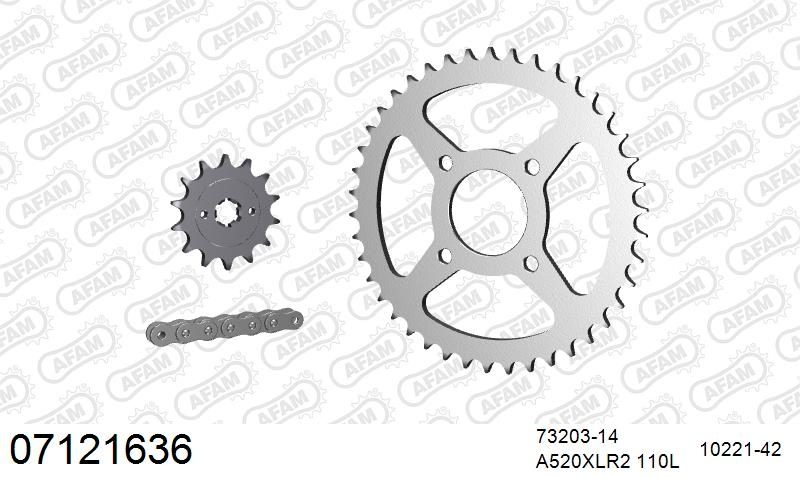 520XLR2 110 ARS (CLIP) & SPROCKETS
