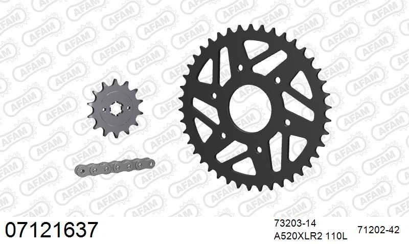 520XLR2 118 ARS (CLIP) & SPROCKETS