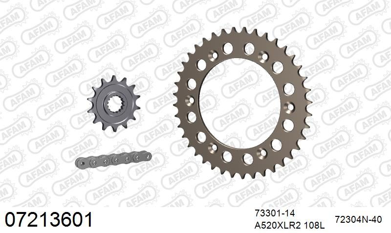 520XRR3 108 ARS (CLIP) GOLD & SPROCKETS