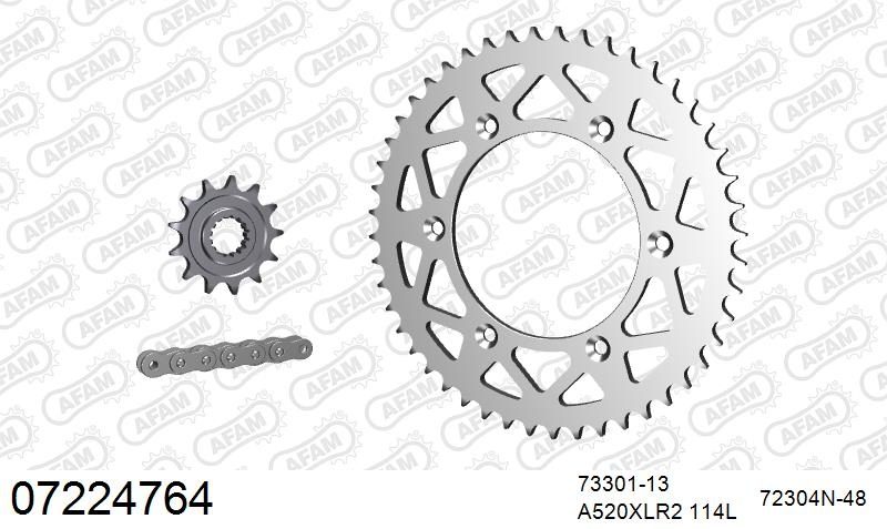 520XRR3 114 ARS (CLIP) GOLD & SPROCKETS