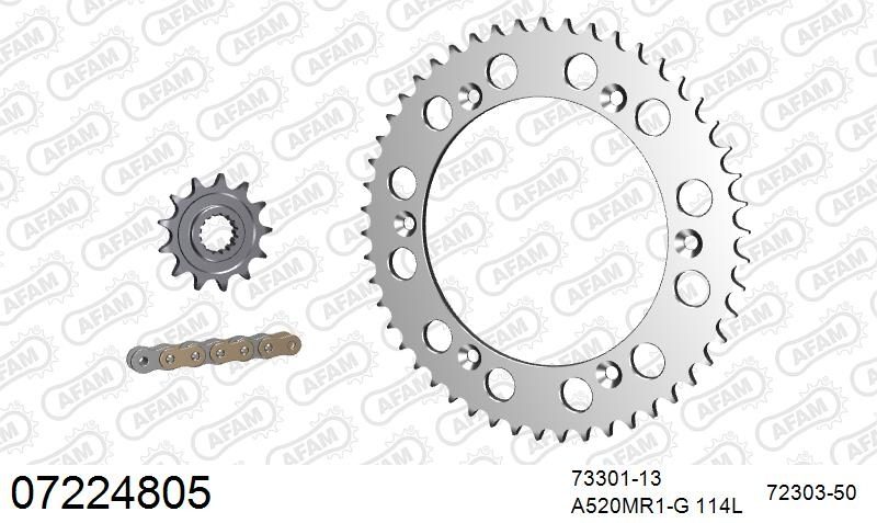 520MR2 114 ARS (CLIP) GOLD & SPROCKETS