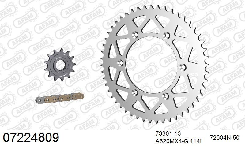 520MR2 114 ARS (CLIP) GOLD & SPROCKETS