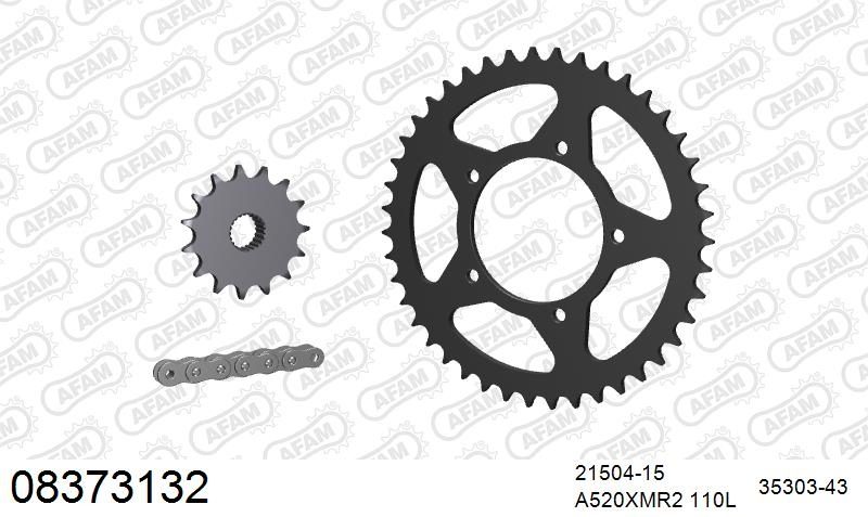 520XMR3 110 MRS (RIVET) & SPROCKETS