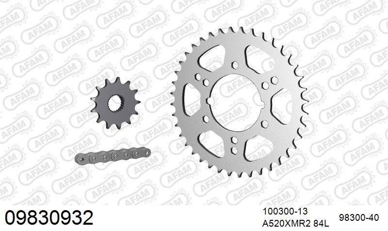 520XRR3 84 ARS (CLIP) GOLD & SPROCKETS