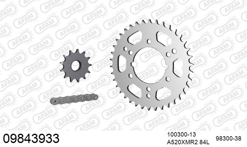 520XRR3 84 ARS (CLIP) GOLD & SPROCKETS