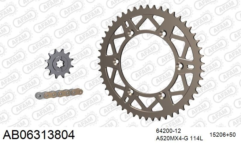 520MR2 114 ARS (CLIP) GOLD & SPROCKETS