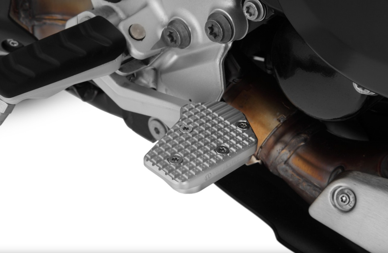 Wunderlich F 900 XR Rempedaal vergroting zilver