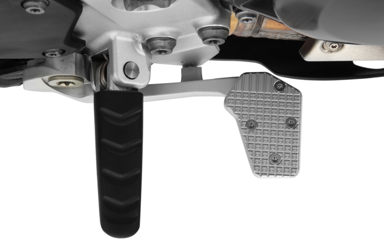 Wunderlich F 900 XR Rempedaal vergroting zilver foto 3