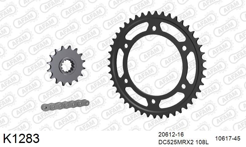 525MTX3 108L PLS (RIVET) & SPROCKETS foto 2