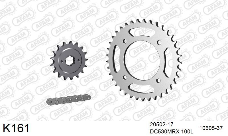 530MTX3 100L PLS (RIVET) & SPROCKETS foto 2
