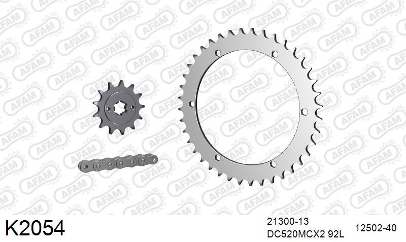 520MTX3 92 PLS (RIVET) & SPROCKETS foto 2