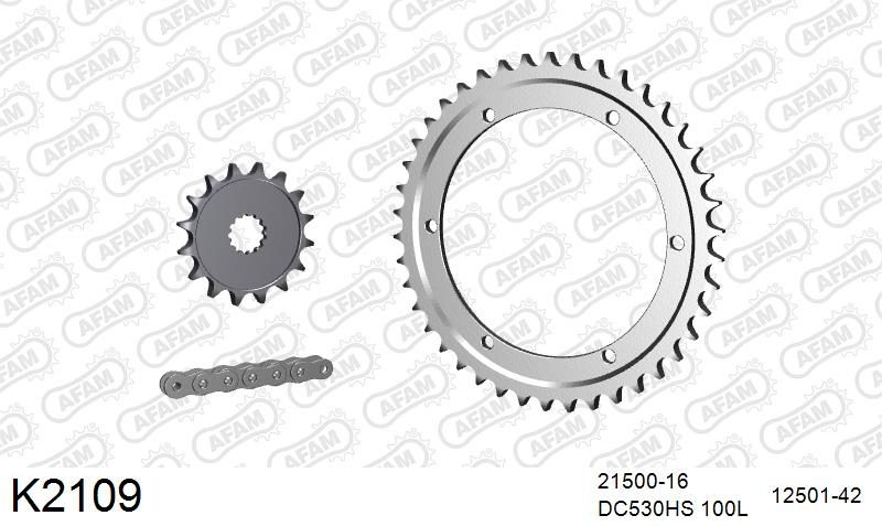 530MTX3 100L PLS (RIVET) & SPROCKETS foto 2