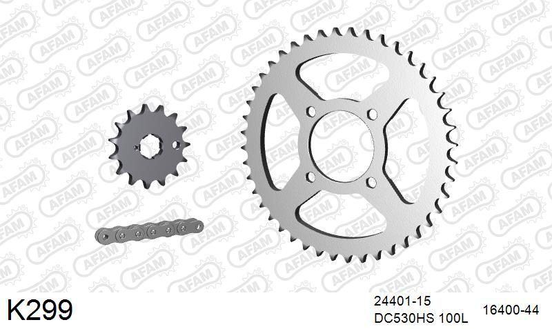 530MTX3 100L PLS (RIVET) & SPROCKETS foto 2