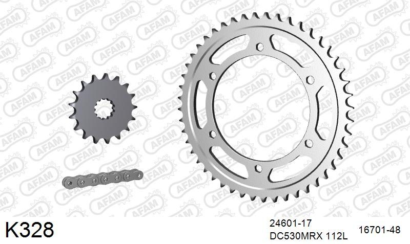 530MTX3 112L PLS (RIVET) & SPROCKETS foto 2