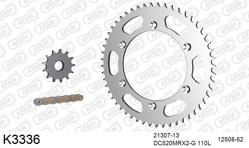 520MTX3 110 PLS (RIVET) & SPROCKETS foto 2