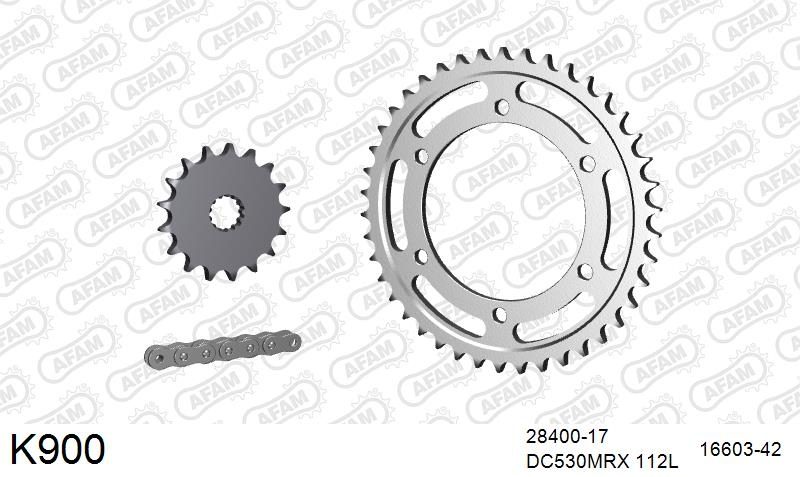 530MTX3 112L PLS (RIVET) & SPROCKETS foto 2