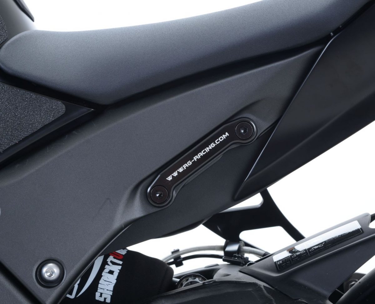 REAR FOOTREST PLATE, BLACK foto 2