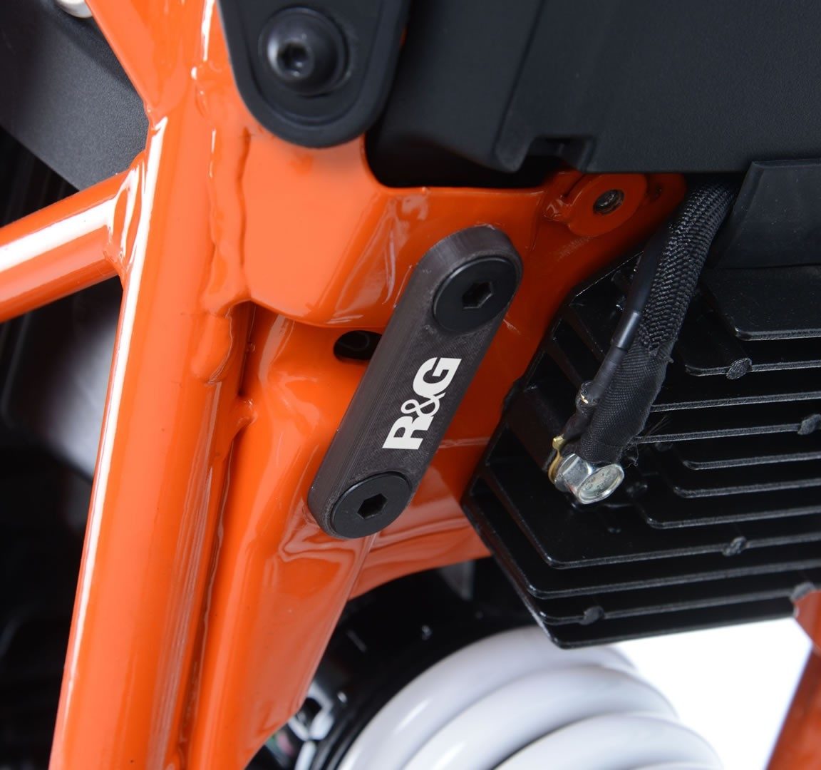 REAR FOOTREST PLATE LEFT SIDE, BLACK