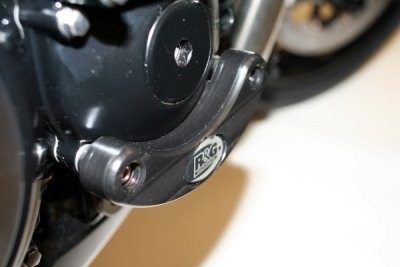 ENGINE CASE SLIDER, BLACK, RHS