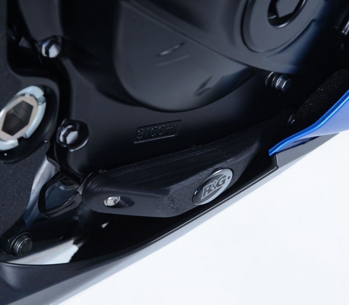 ENGINE CASE SLIDER, BLACK, RHS foto 2