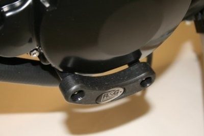 ENGINE CASE SLIDER, BLACK, LHS