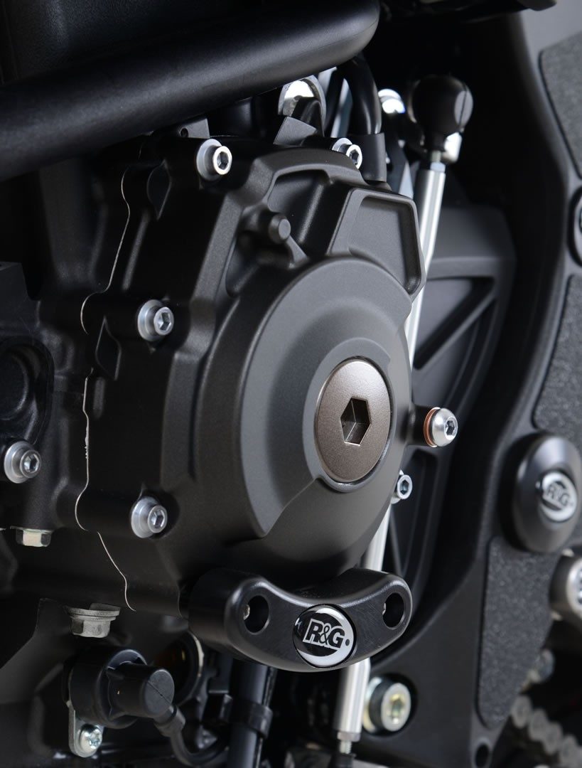 ENGINE CASE SLIDER, BLACK, LHS
