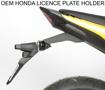 LICENCE PLATE HOLDER, BLACK foto 4