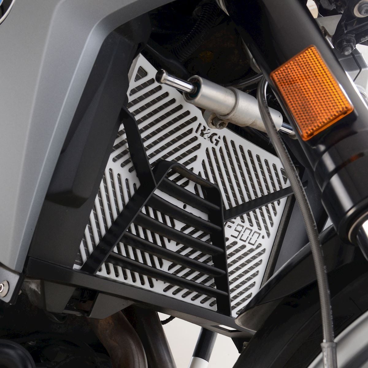 BRANDED RADIATOR GUARD, STAINLESS STEEL