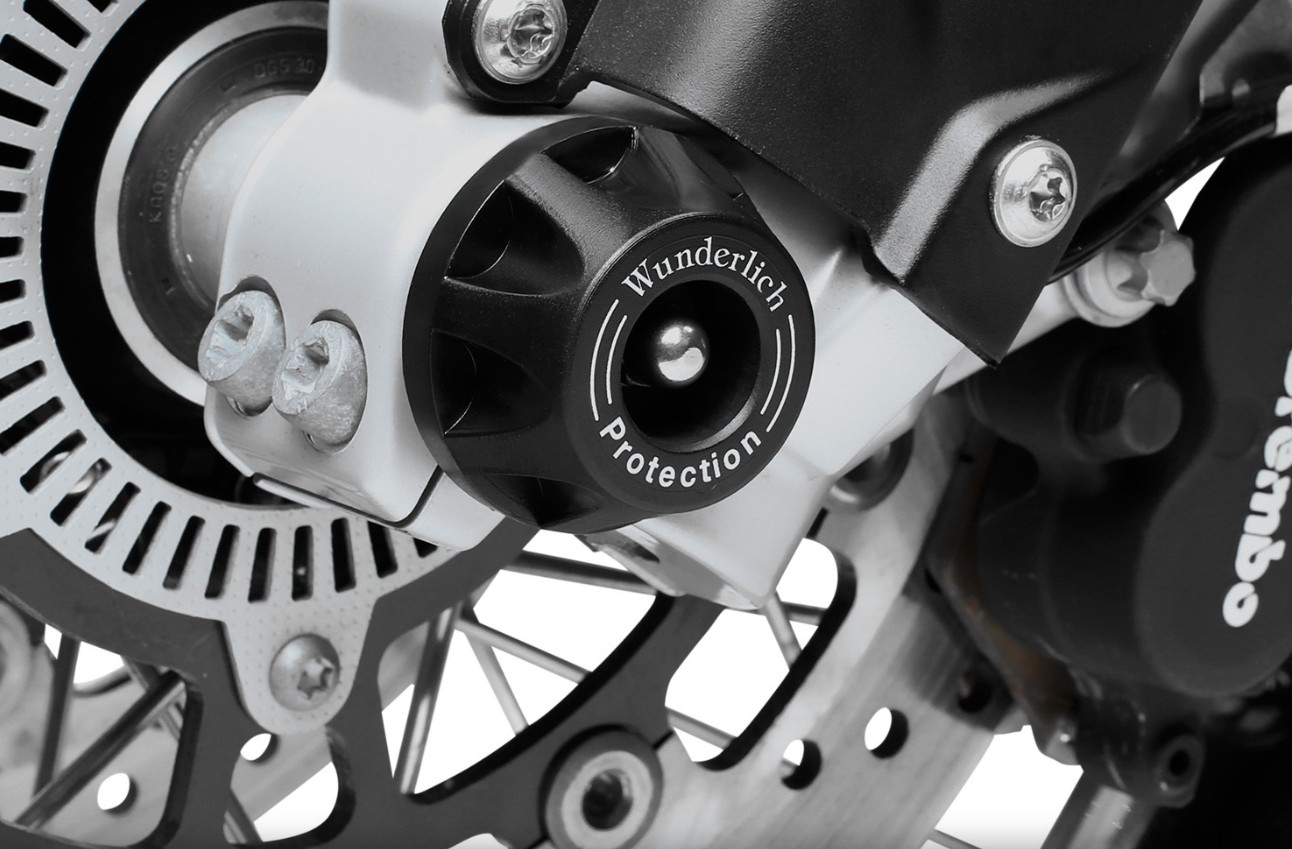 Wunderlich F 800 GS/GSA Asbeschermblokken »DOUBLESHOCK - voorzijde