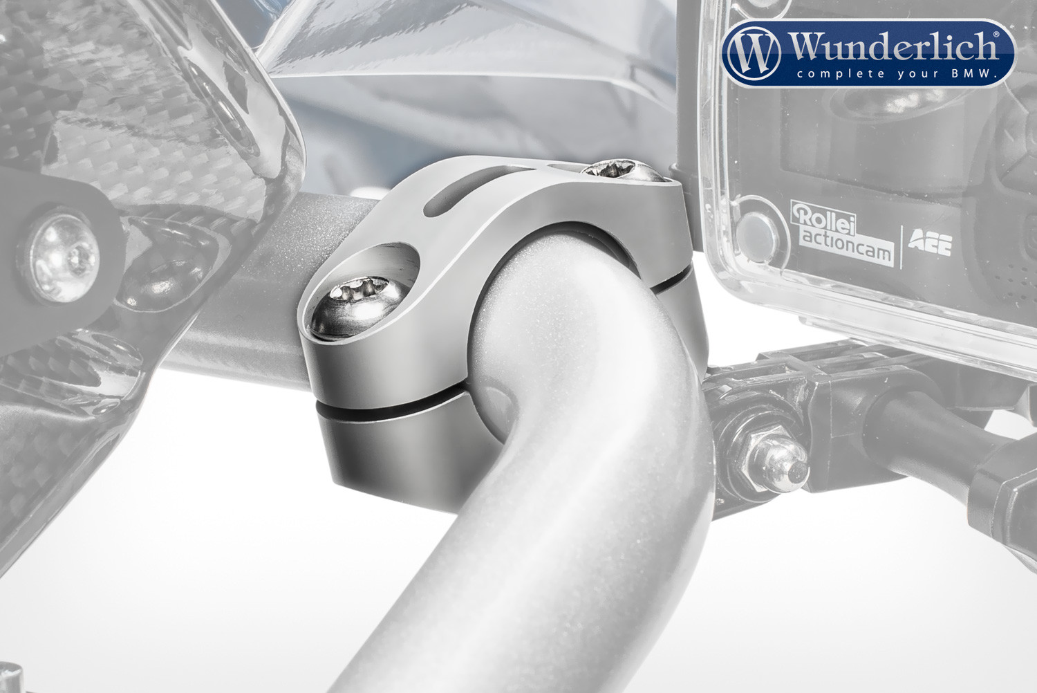 Wunderlich Vario-Clamp - zwart of zilver
