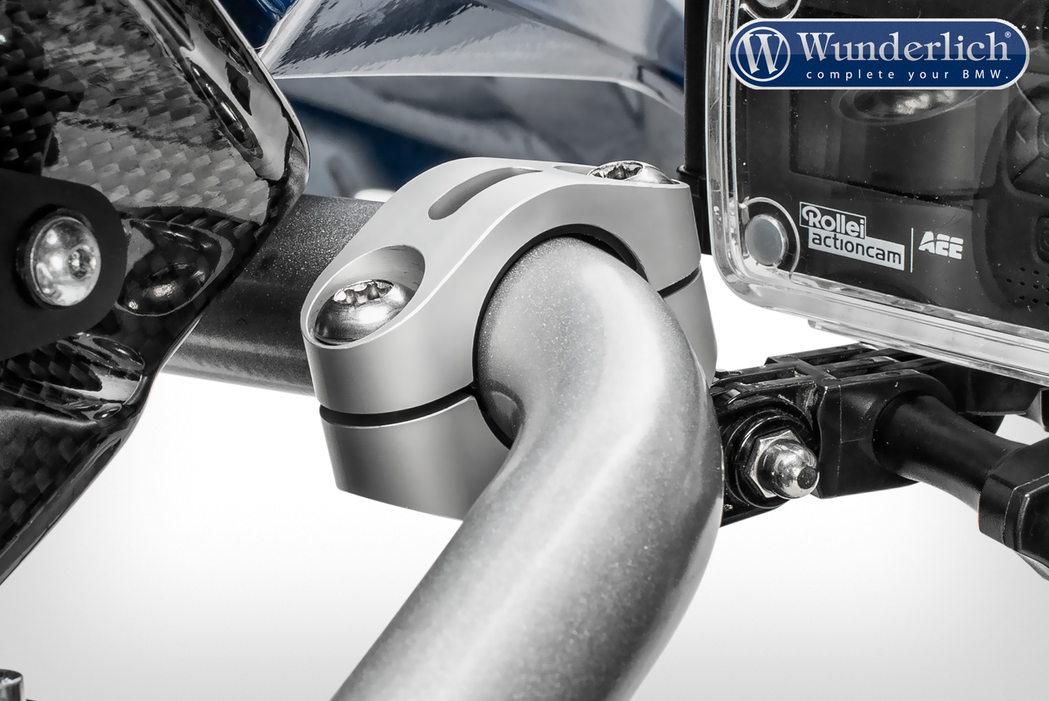 Wunderlich Vario-Clamp - zwart of zilver foto 2