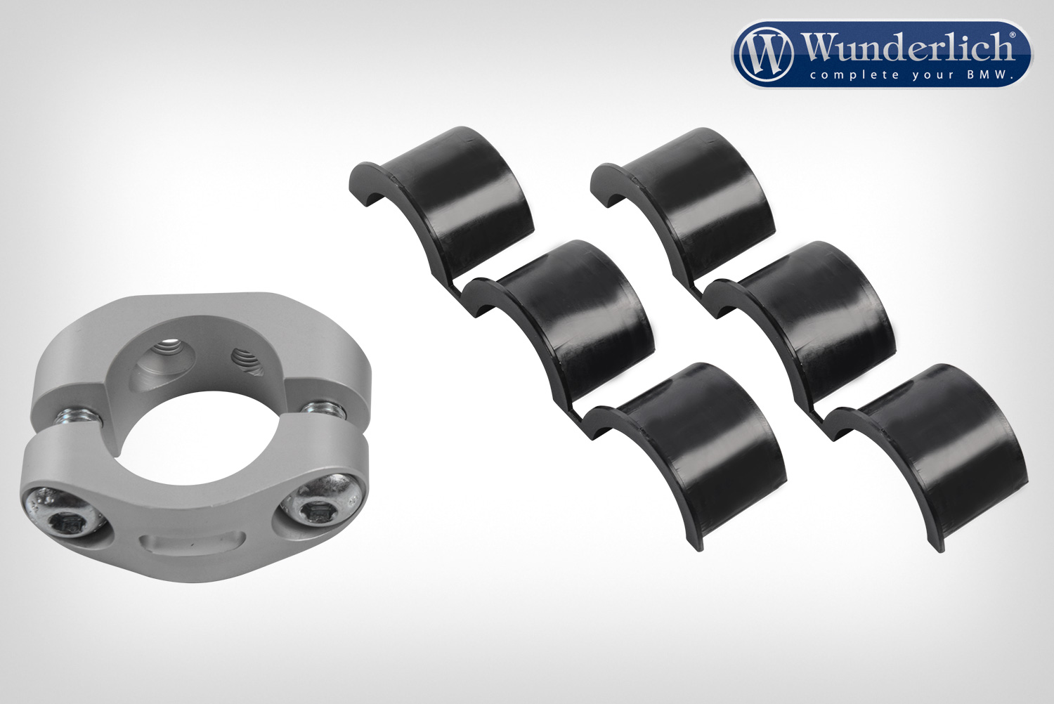 Wunderlich Vario-Clamp - zwart of zilver foto 5
