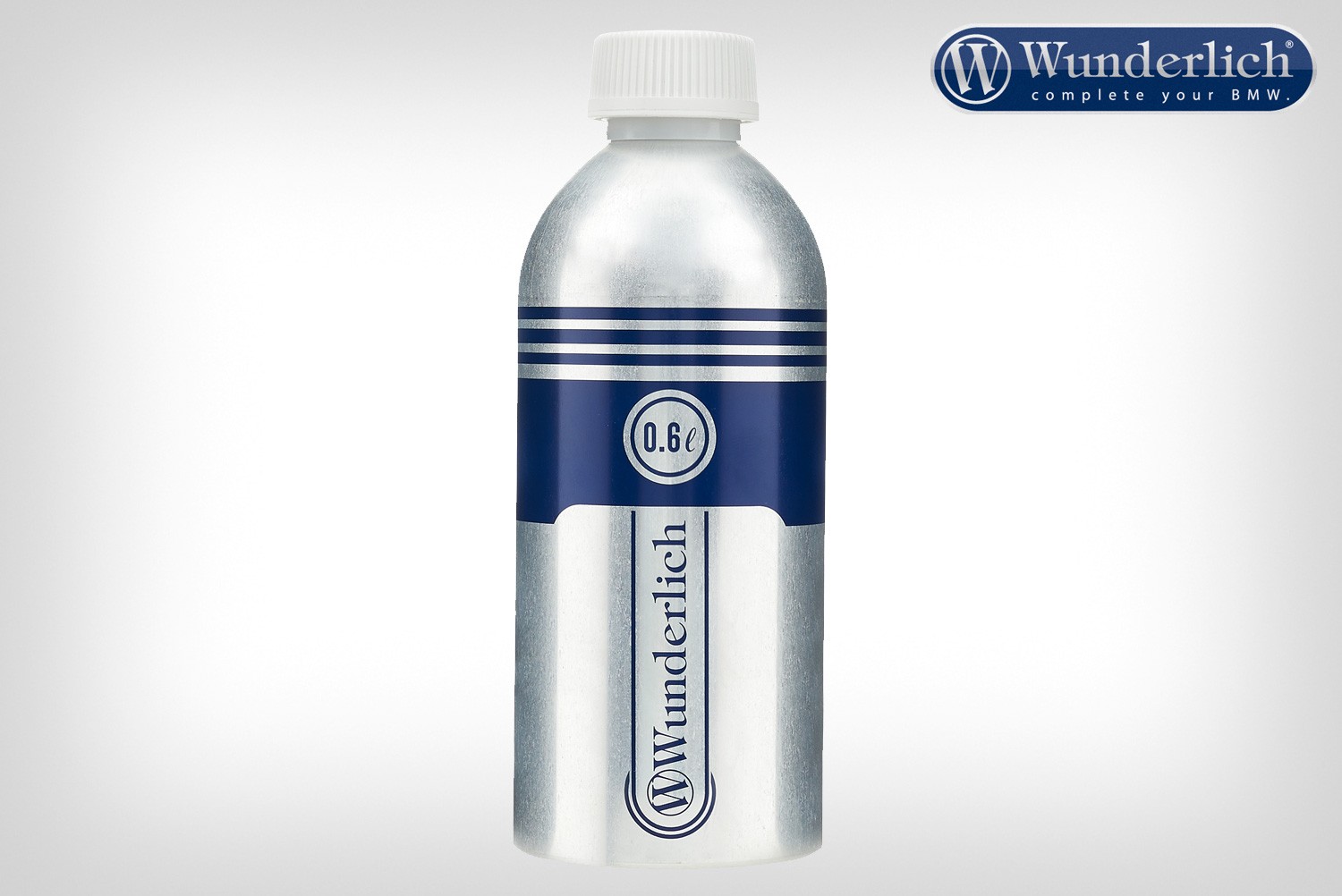 Wunderlich Aluminium fles 600 ml - zilver