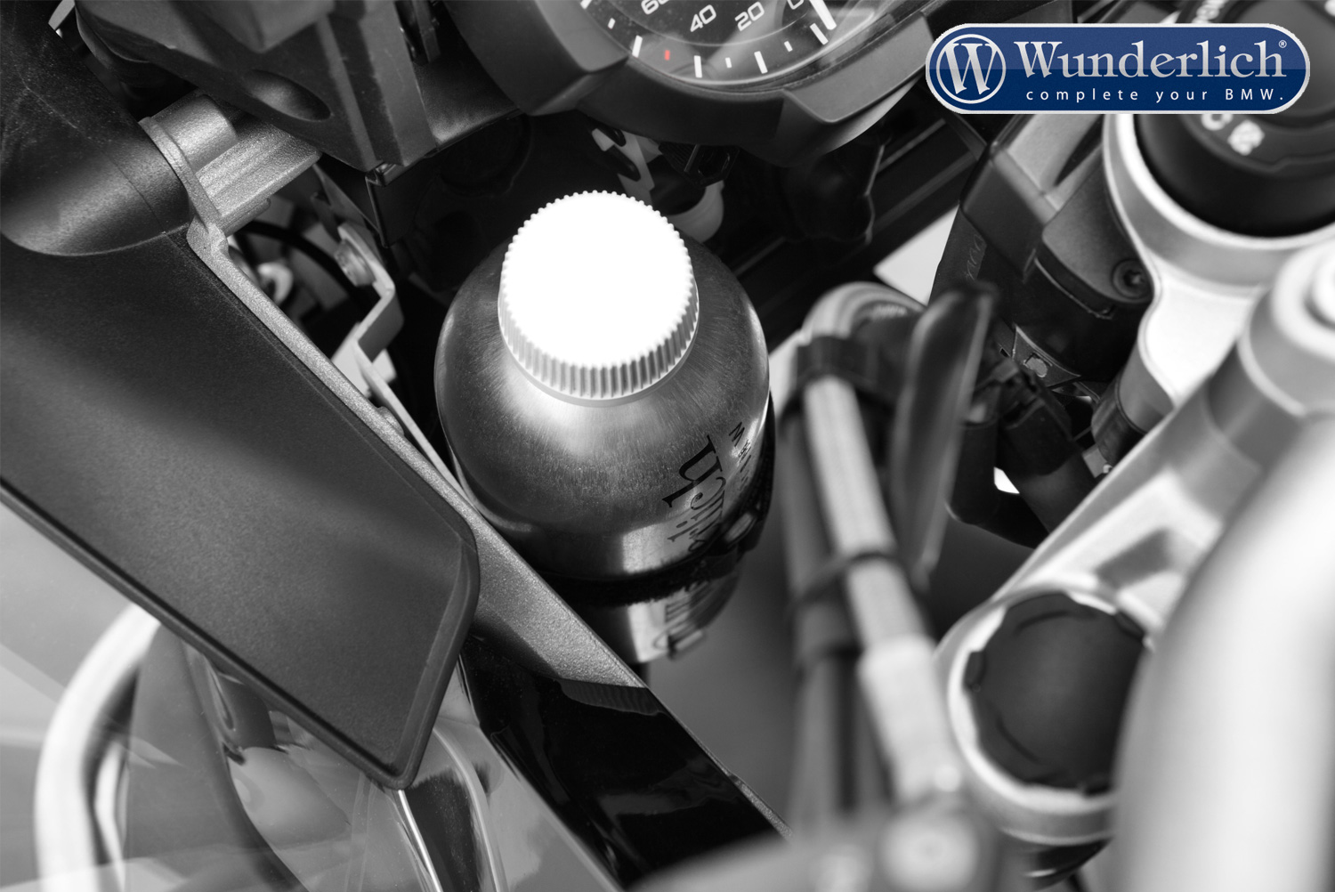 Wunderlich Aluminium fles 600 ml - zilver foto 2