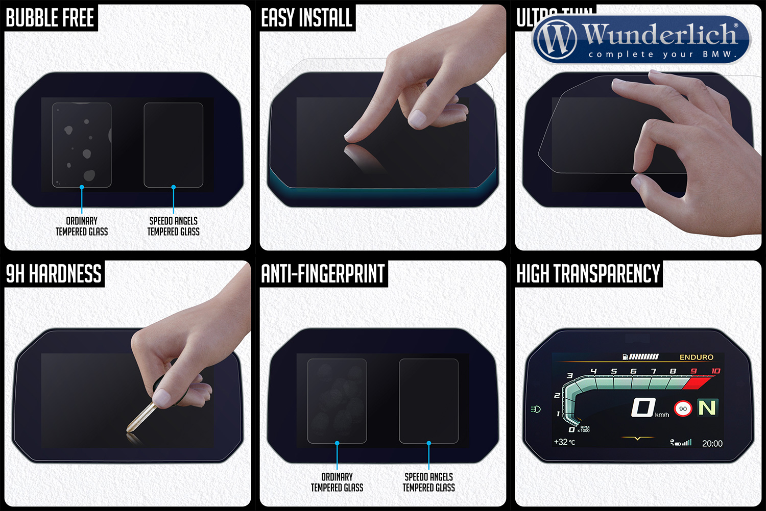 Wunderlich Display beschermer glas - Connectivity Display foto 5