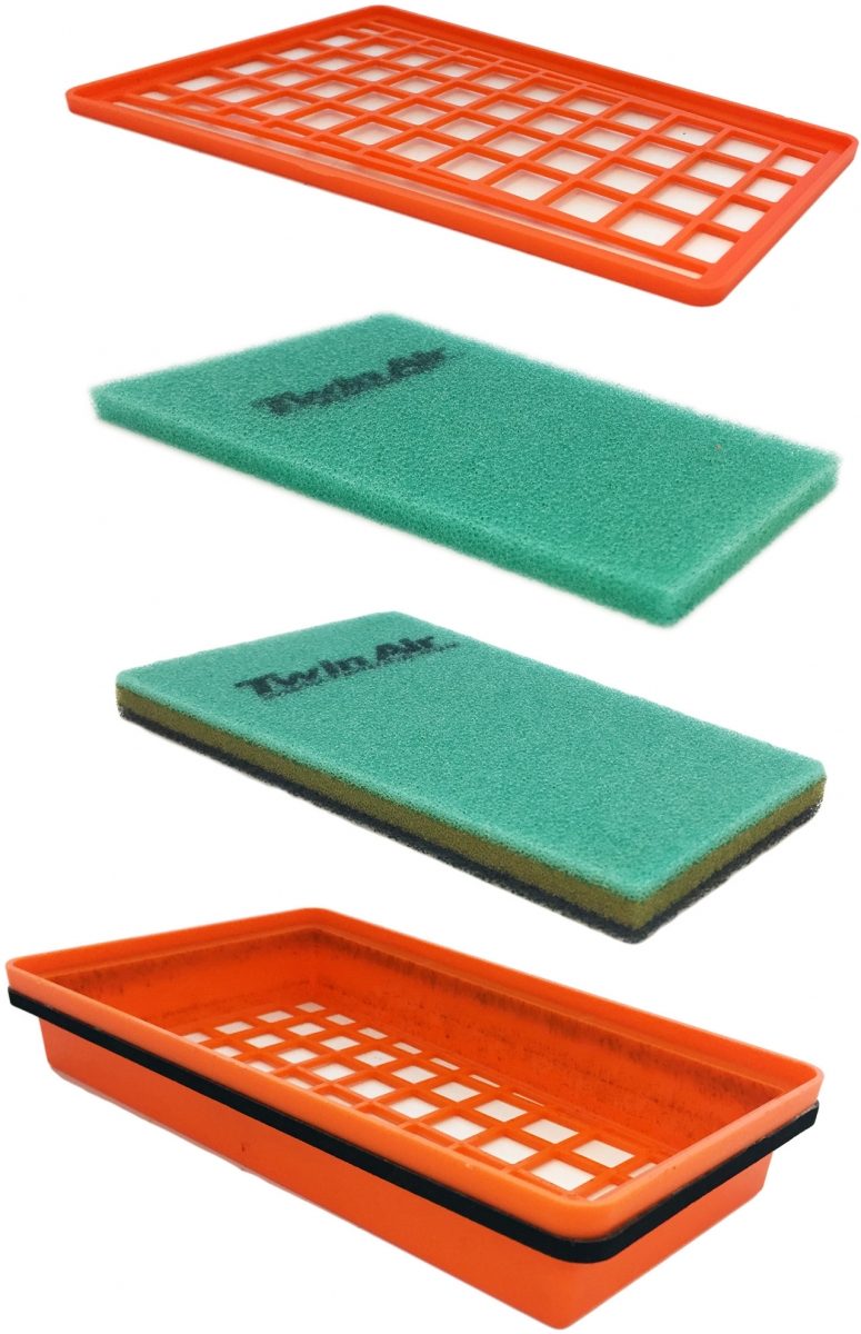 PRE-OILED AIR FILTER (FR) + DC + FILT FRAME foto 2