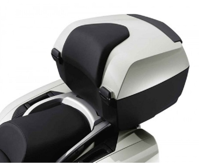 BMW top case Tour Mineral White Met foto 2