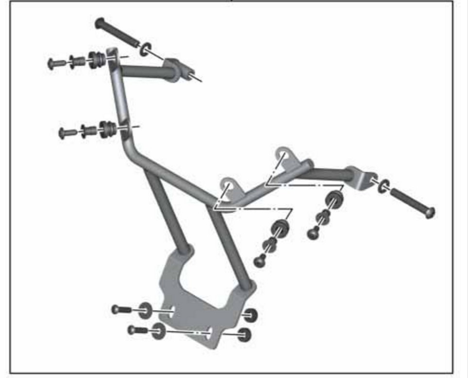 BMW Windscherm Sport Helder BMW R 1200 R/G 650 Xcountry foto 2