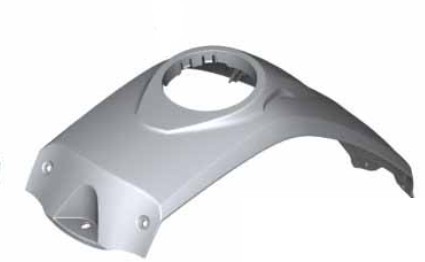 BMW R 1250 GS Tankafdekking midden (black)