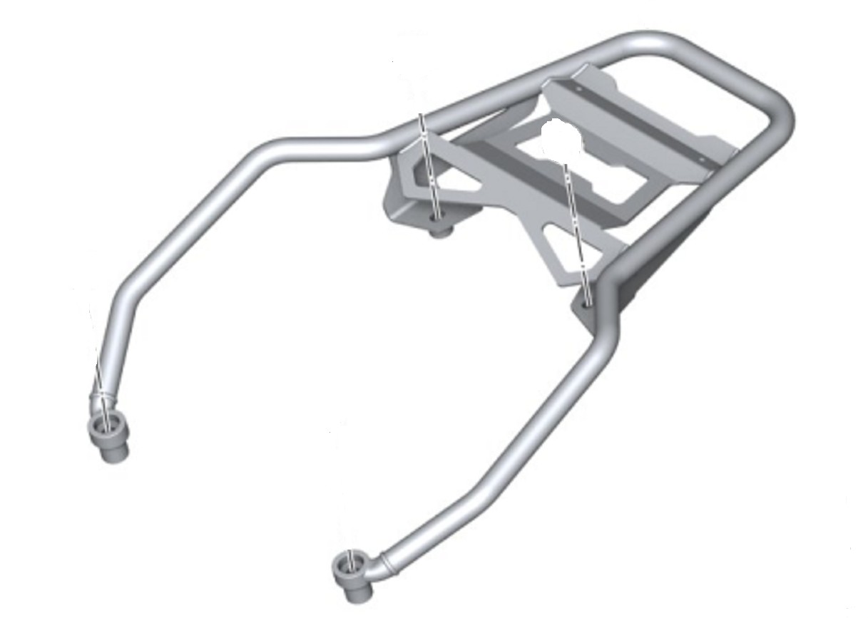 BMW F 850 GS / Adventure Portaequipajes para baúl de aluminio