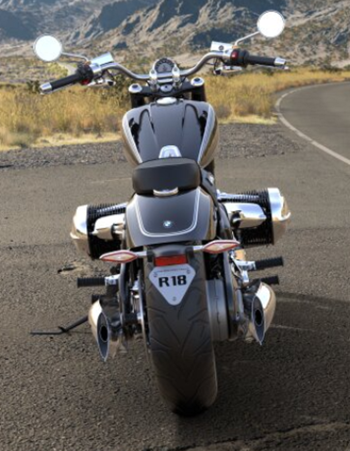BMW R 18 Duo voetsteun achter links / rechts foto 2