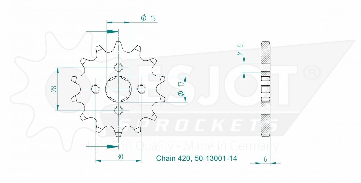 FRONT 14T, 420