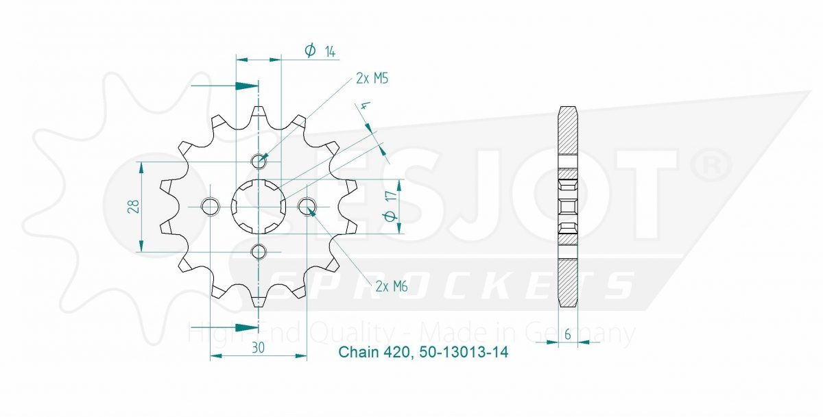 FRONT 14T, 420