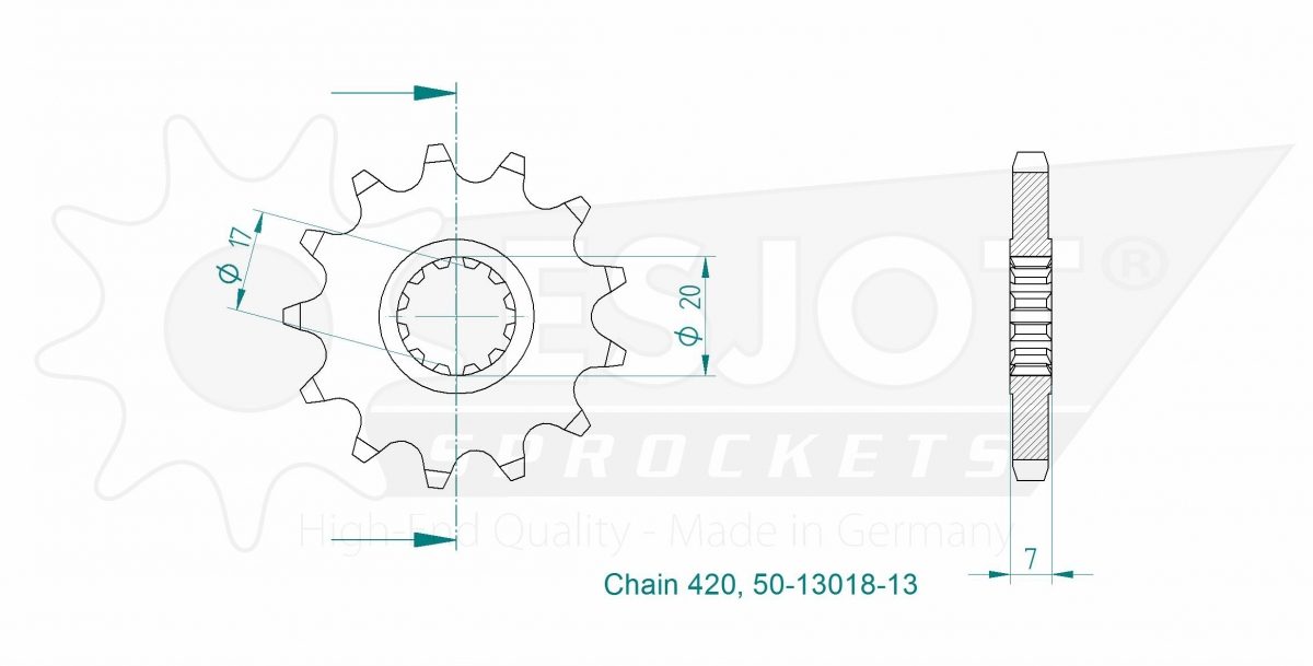 FRONT 13T, 420