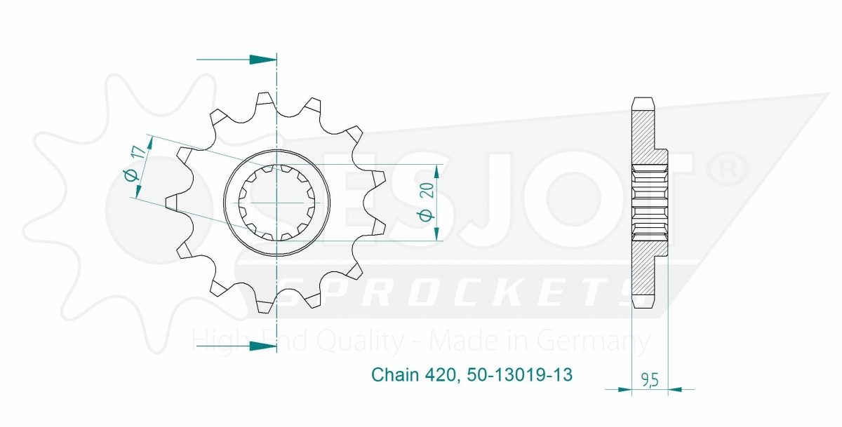 FRONT 13T, 420