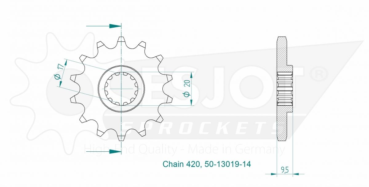 FRONT 14T, 420