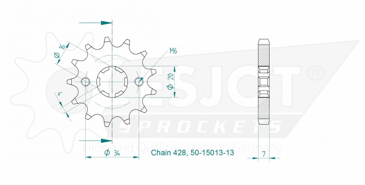 FRONT 13T, 428