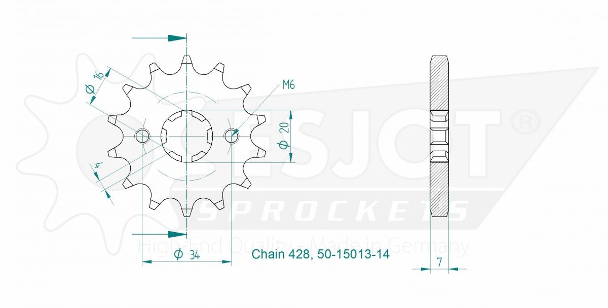 FRONT 14T, 428