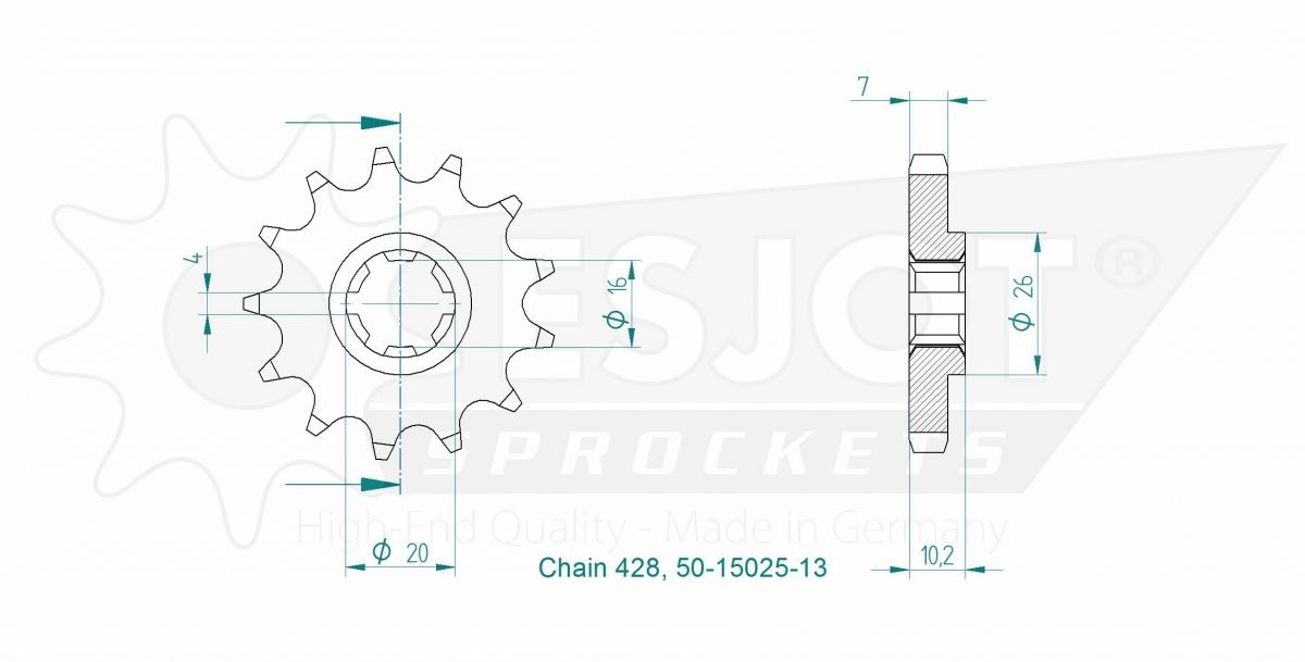 FRONT 13T, 428