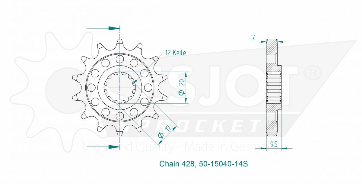 FRONT 14T, 428